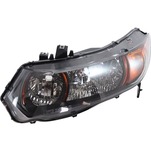 For CIVIC 06-09 HEAD LAMP LH, Lens and Housing, Halogen, 6 Speed, Manual Trans, Coupe - CAPA