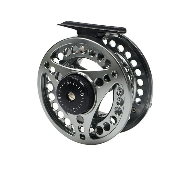 For CNC Machined All-Metal Fly Fishing Reel 5/6 Weight Adjustable Drag Saltwater Compatible
