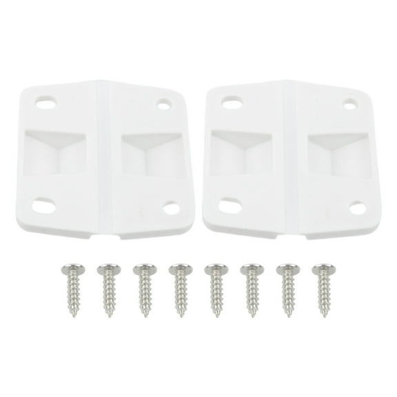 For COLEMAN COOLER PLASTIC HINGE SET REPLACEMENT 2x HINGES 8x SCREWS 5283-1141 Smile Home
