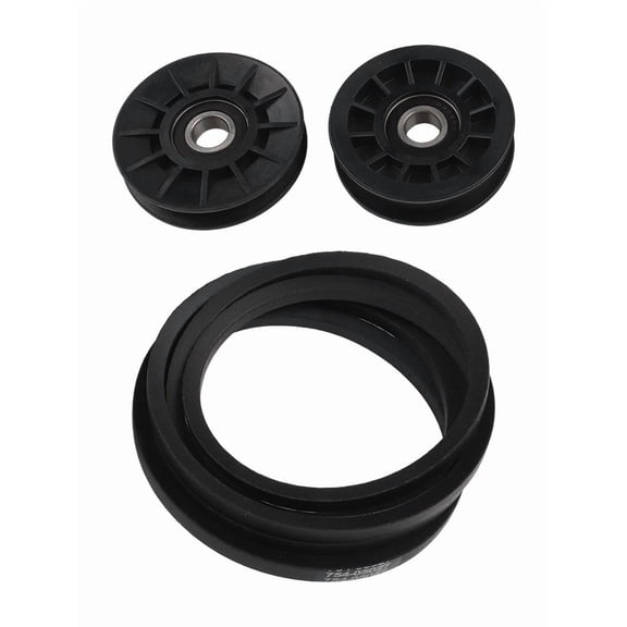 For Cadet For Craftsman Drive Belt with V Type Idler Pulley Set for Lawn Mowers