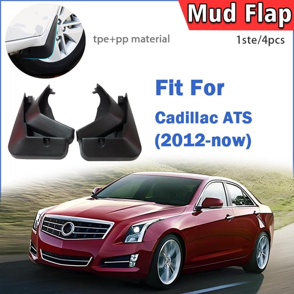 For Cadillac ATS Mud Flap Guards Splash Mudguard Fender Mudflaps Car Accessories 4pcs 2012 2013 2014 2015 2016 2017 2018 2019