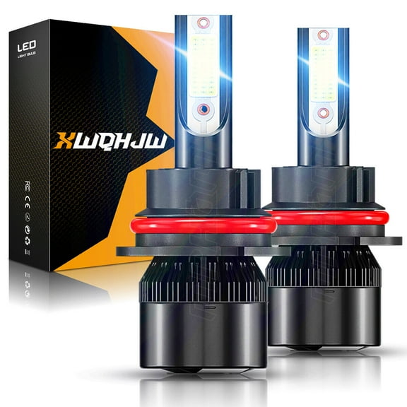 For Cadillac Brougham 1990-1992 2pc 9004 LED Headlight High/Low Beam Bulbs 6000K