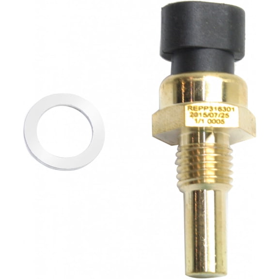 For Cadillac CTS 2004-2019 Coolant Temperature Sensor | 2 Male Terminals | Brass