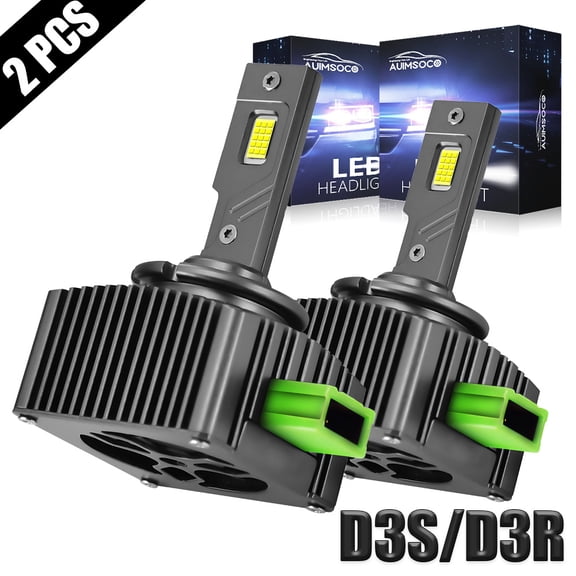 For Cadillac CTS 2008-2019 2x D3S/D3R LED Headlight Hi-Lo Beam Combo Cool White 8000LM Kits 6000k Canbus No Error Halogen Replacement