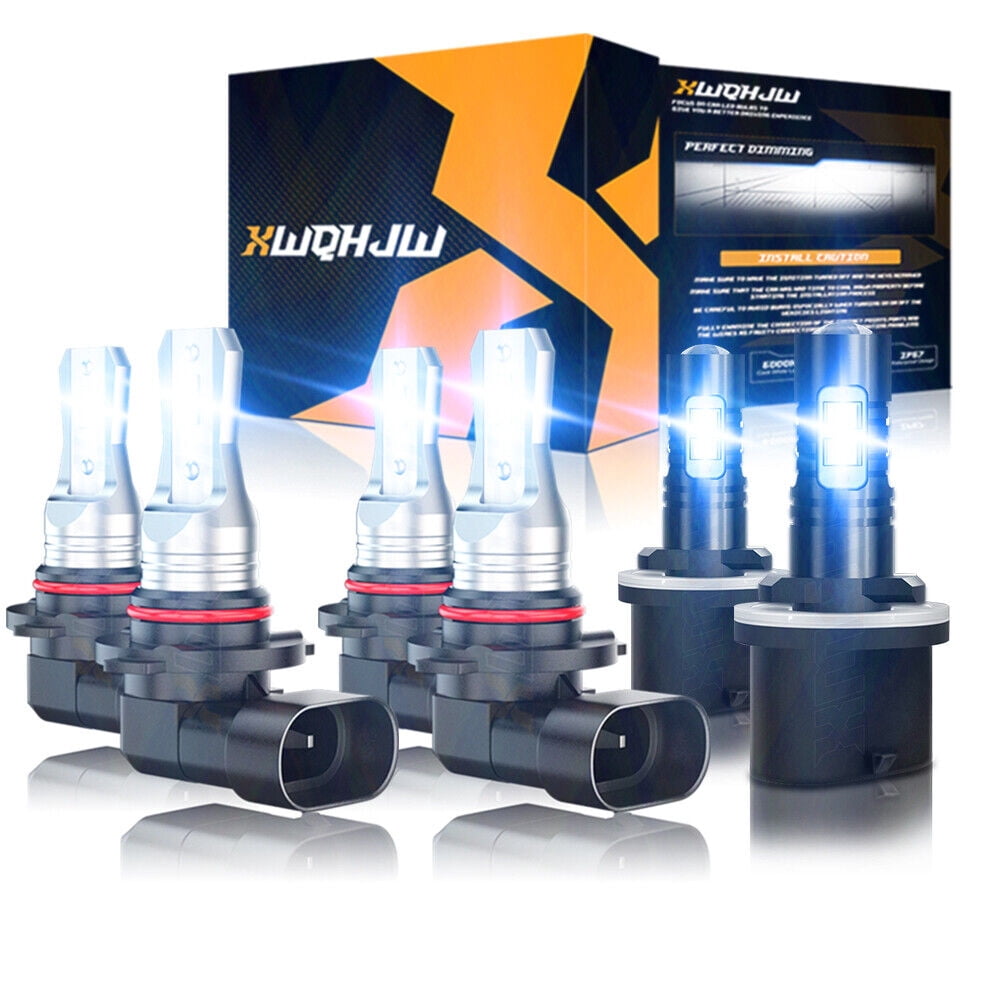 For Cadillac DeVille Sedan 1998-2005 LED Headlight Fog Light Bulbs ...