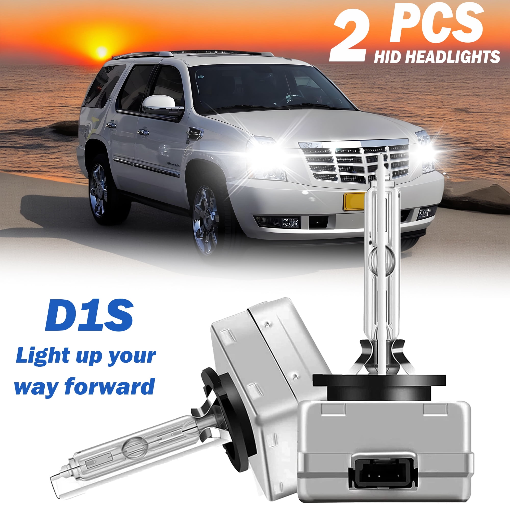 For Cadillac Escalade 2003-2005 2006 Stock Fit D1S HID Headlight Bulbs Low Beam 2PCS