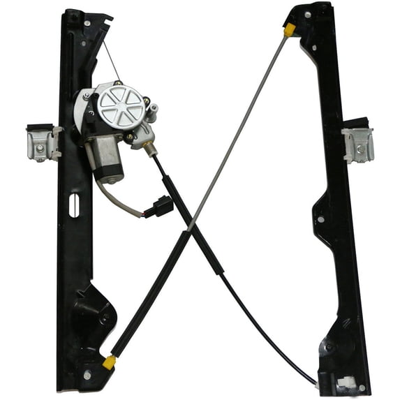 For Cadillac Escalade & Chevy Avalanche Rear Right Passenger Side Window Regulator w/ Motor - BuyAutoParts