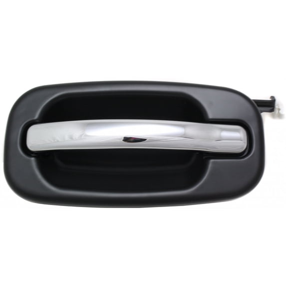 For Cadillac Escalade Door Handle 2000-2006 Exterior | Rear Driver Side Chrome Lever | Black Housing | GM1520142 | 15745141