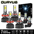 thumbnail image 1 of For Cadillac SRX 2010-2016 Combo LED Headlight Hi-Low Fog Light Bulbs Kit, 1 of 12