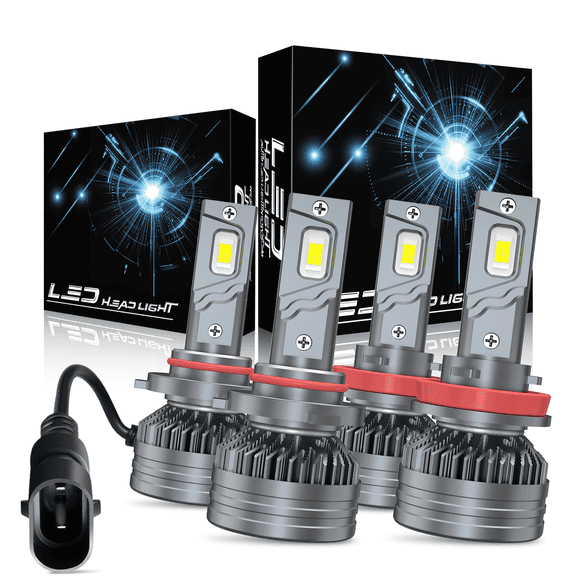 For Cadillac SRX 2010-2016 - LED Headlight Kit High & Low Beam Combo 6500K Bulbs