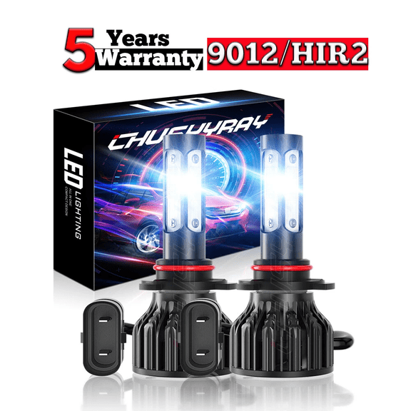 For Cadillac XT5 2017-2019 - 2x 9012 Front LED Headlight 6000K Bulbs Hi/Lo Beams