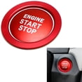 thumbnail image 1 of For Camry For Tacoma For Prius Red Engine Start/Stop Push Start Cover & Ring, 1 of 9