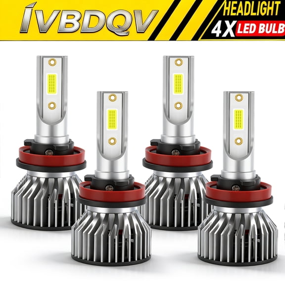 For Can Am Defender UTV 2016-2023 LED Headlight High&Low Beam Combo Kit 6000K White Super Bright Plug & Play 4X