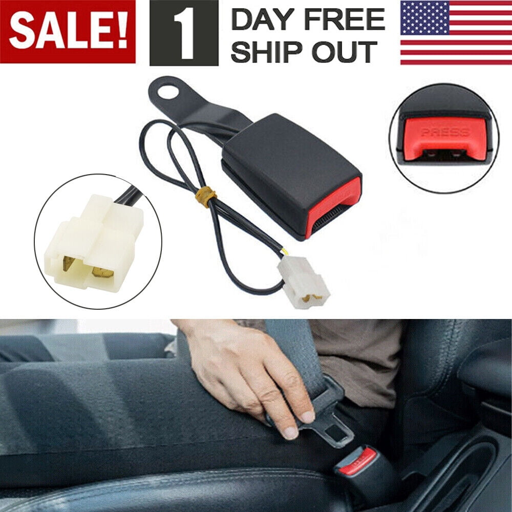 LIENIAO Car Seat Belt Buckle Socket Plug Connector, Steel, Black, 190mm ...