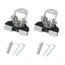 For Car Led Light Bar Brackets 2Pcs For Suv Hood Spotlight Installation-Silver