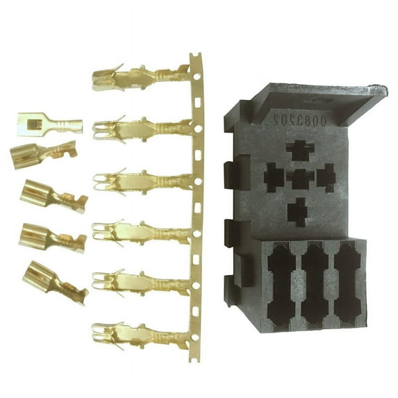 For Car Rv Yacht Relay & 3 Fuse Base Kit - 4, 5 Pin & Flasher Relays