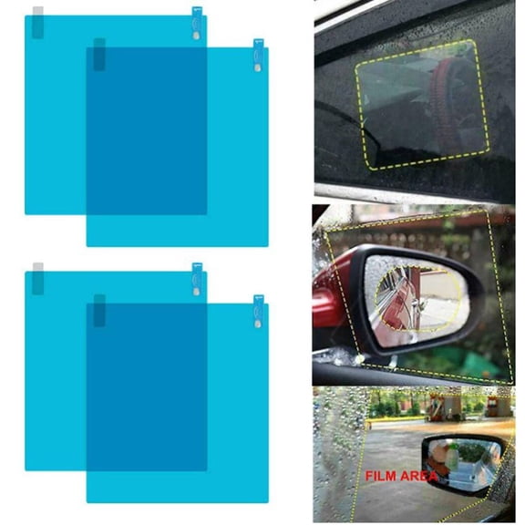 For Car Truck Rearview Mirror Protective Sticker Rain Proof Film Accessories Easy Installation Exquisite Front Waterproof