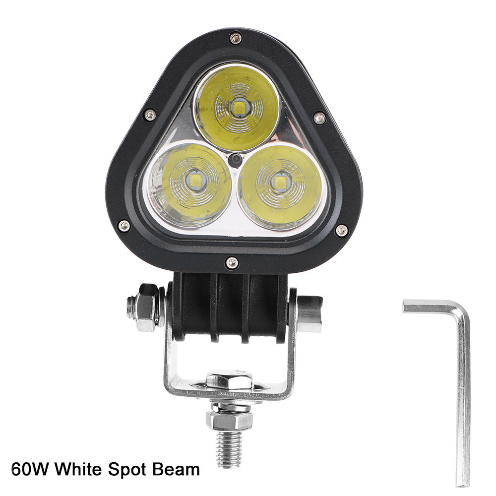 For Car Truck Tractor Trailer SUV ATV Off~Road Led Work Light 1 PC Fog Lamp Waterproof High Low Beam Spot Light LED Headlights