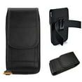 thumbnail image 1 of For Celero 5G Plus 2024 / Celero Plus 2023 Pouch Case Universal Vertical Canvas with Belt Clip Loop Holster Military Grade Cell Phone Holder Cover - Black, 1 of 7
