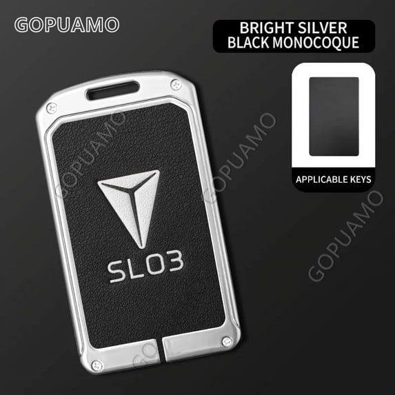 For Changan Deep Blue SL03 Card Key Case Card Key Case Keychain Car Accessories Zinc alloy Car Key Case Cover Shells Holder