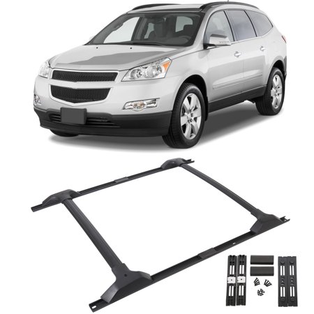 For Chevrolet 12-16 Traverse Roof Rack Cross Bar & Side Rail Package Combo Set