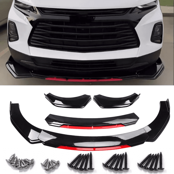 For Chevrolet Blazer Front Bumper Lip Spoiler Splitter Body Kit