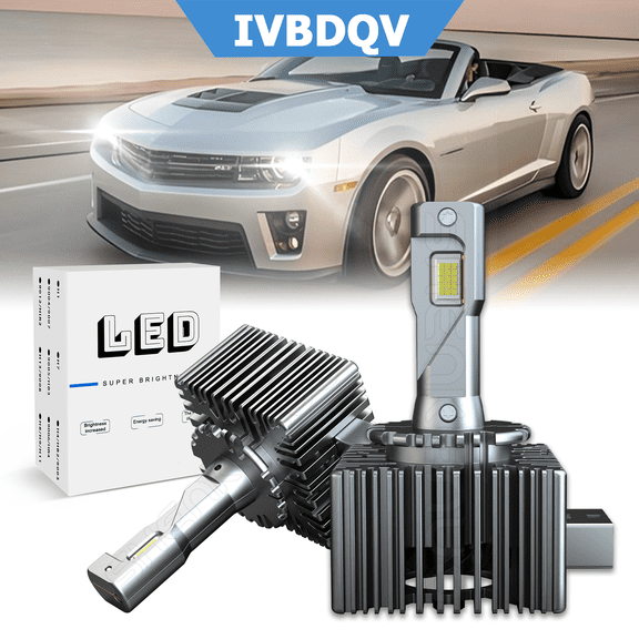 For Chevrolet Camaro 2010-2013 D1S LED Headlight Hi/Lo Beam Bulbs 2pcs