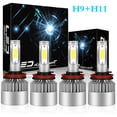 thumbnail image 1 of For Chevrolet Camaro 2014-2015 4x LED Headlight Bulbs High-Low Beam 6000k White, 1 of 17