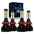 thumbnail image 1 of For Chevrolet Camaro 2014-2015 White LED Headlight High Low Beam Bulbs H11+H11,k9, 1 of 12