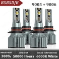 thumbnail image 1 of For Chevrolet Caprice 1987 1988 1989 1990 LED Headlight High&Low Beam Bulbs White, 1 of 11