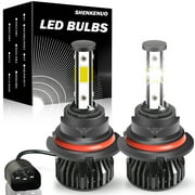لشفروليه كوبالت 2005 2006 2007 2008 2009 2010 لمبات المصابيح الأمامية LED 9007 HB5 عالية ومنخفضة الشعاع 2 قطع