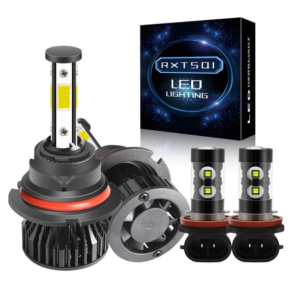 For Chevrolet Cobalt 2005-2010 LED Headlight Bulbs 9007/HB5 High/Low Beam H11 H8 Fog Light 6000k 4pcs,x15