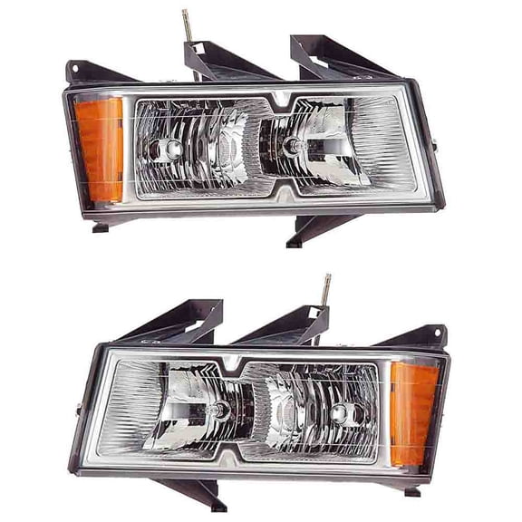For Chevrolet Colorado GMC Canyon Pair Headlights - BuyAutoParts