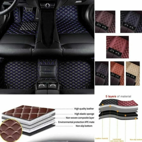 For Chevrolet Corvette 1997-2025 Car Floor Mats Custom Carpets Waterproof Auto