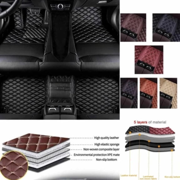 For Chevrolet Corvette 1997-2025 Car Floor Mats Custom Carpets Waterproof Auto