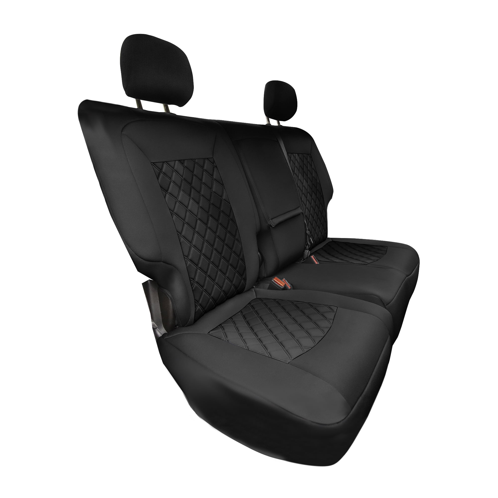 For Chevrolet Equinox 2018-2023 FH Group Neoprene Waterproof Custom Fit Car Seat Covers - Black Rear Set