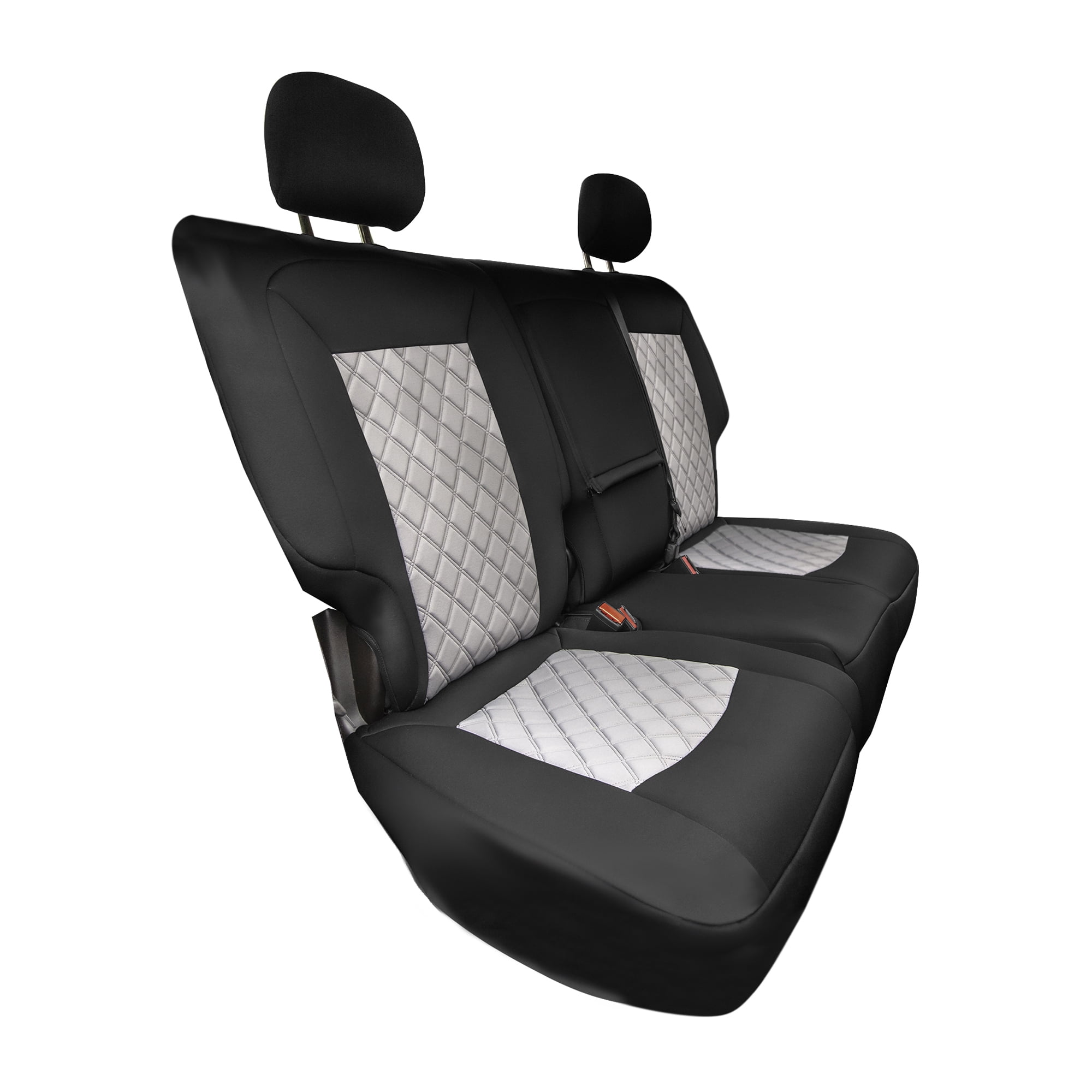 For Chevrolet Equinox 2018-2023 FH Group Neoprene Waterproof Custom Fit Car Seat Covers - Gray Rear Set