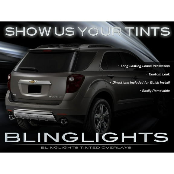 For Chevrolet Equinox Tint Smoke Overlays Film for Taillamps Taillights Tail Lamps Lights