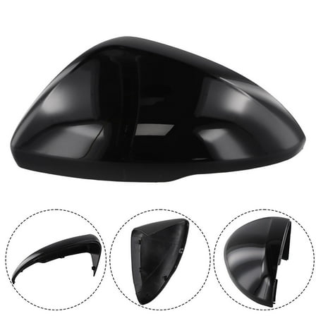 For Chevrolet For Cruze 2016-2019 Black Front Left Rearview Mirror Cover Replace