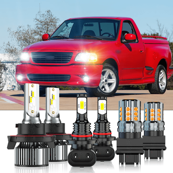 For Chevrolet HHR 2006-11 9008/H13 LED Headlight+9140 Fog Bulb+3157 Turn Signal Light 6x Kit