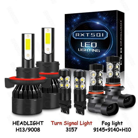 For Chevrolet HHR 2006 2007 2011 LED Headlight Fog Light and Turn Signal Light Bulbs