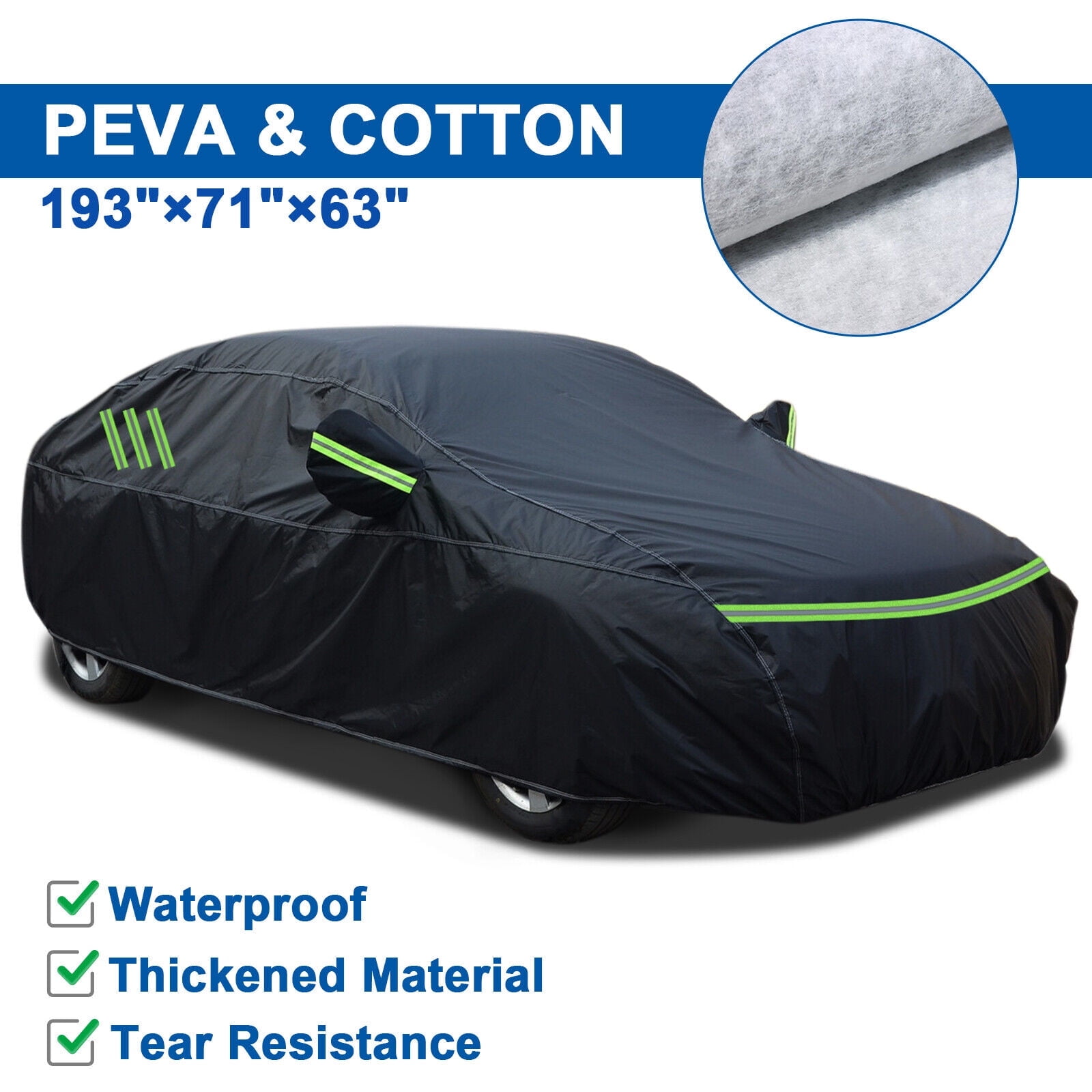 Car Cover Outdoor Waterproof for Suzuki Cappuccino Convertible, Car Covers Waterproof Breathable Large, Car Cover Dustproof Anti-UV Anti-Scratch Car C TITANIUM Outdoor Car Cover - 100% Waterproof, All-Weather
