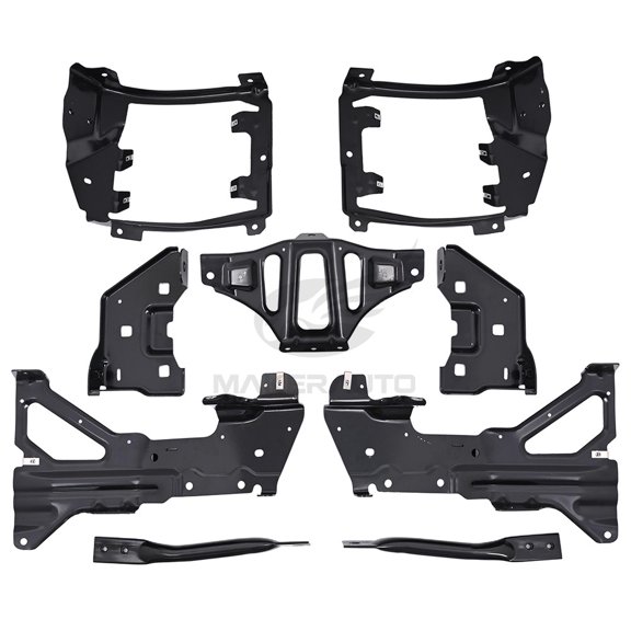 For Chevrolet Silverado 1500 2016-2018 Front Bumper Support Mount Bracket Set