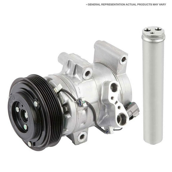 For Chevrolet Silverado 1500 GMC Sierra 1500 OEM AC Compressor w/ A/C Drier - BuyAutoParts