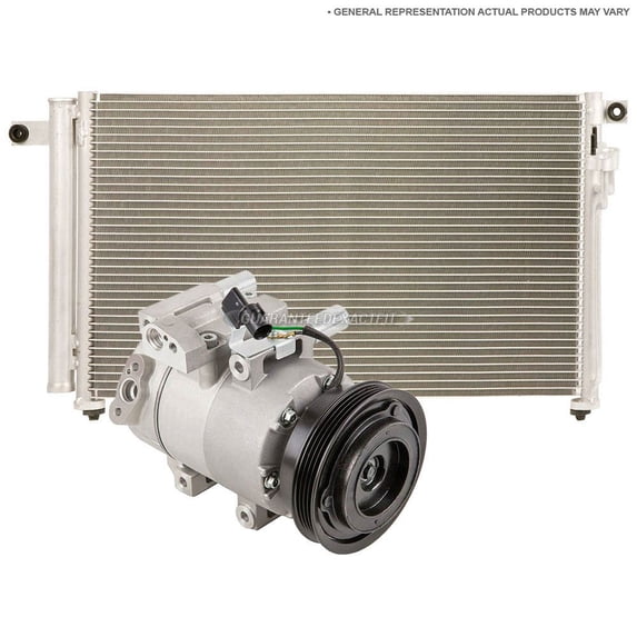 For Chevrolet Silverado 2019 2020 AC Compressor w/ A/C Condenser & Drier - BuyAutoParts