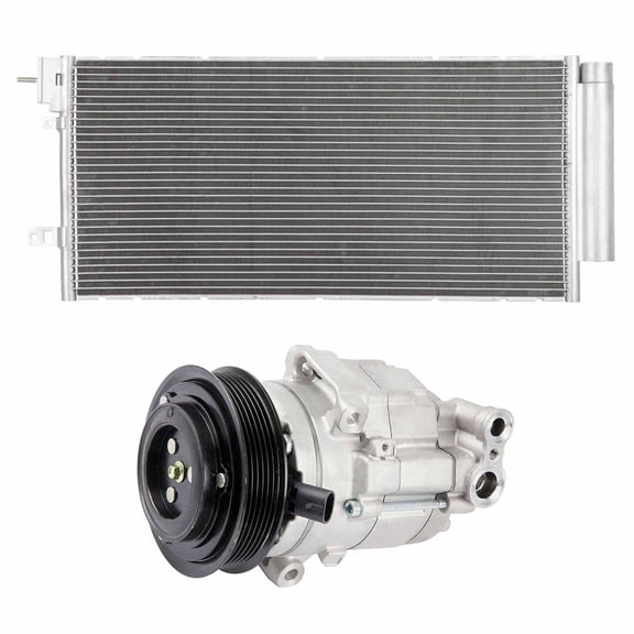 For Chevrolet Sonic 2012 2013 OEM AC Compressor w/ A/C Condenser & Drier - BuyAutoParts
