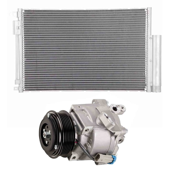 For Chevrolet Sonic 2013-2015 OEM AC Compressor w/ A/C Condenser & Drier - BuyAutoParts