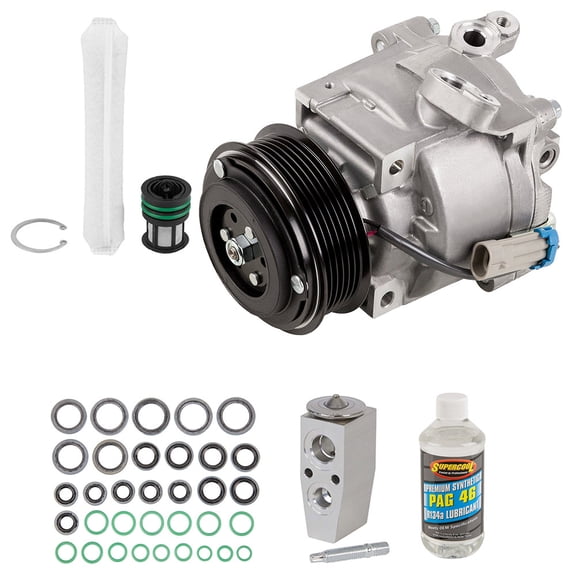For Chevrolet Sonic 2016 2017 2018 OEM AC Compressor w/ A/C Repair Kit - BuyAutoParts