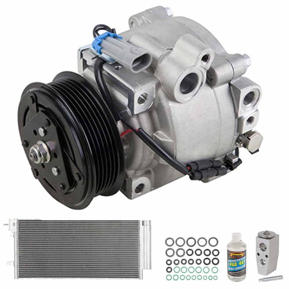 For Chevrolet Sonic 2019 2020 OEM AC Compressor w/ Condenser Drier - BuyAutoParts