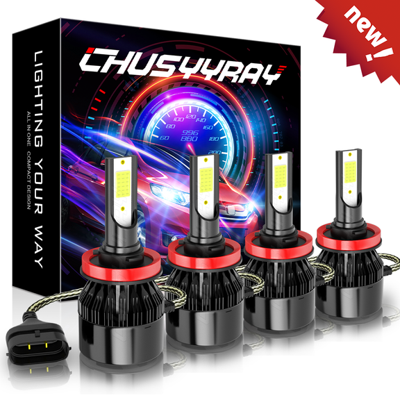 For Chevrolet Uplander 2005-2009 4X Combo LED Headlight Bulbs High&Low Beam Kit